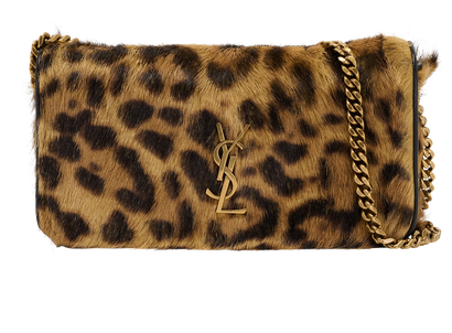 Leopard Print Mini Kate, &pound;950, Handbags, Beige/Brown, Pony / Calfhair, Front view